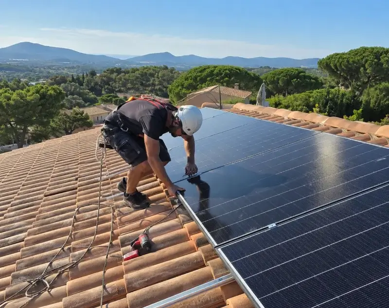 Installateur panneaux solaires Lacropte — pose photovoltaïque sur toiture